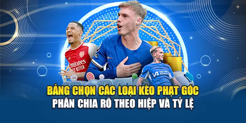 Kèo Phạt Góc W88 – Bắt Chuẩn Cơ Hội, Thắng Lớn Mỗi Ngày 1 Bảng chọn các loại kèo phạt góc phân chia rõ theo hiệp và tỷ lệ